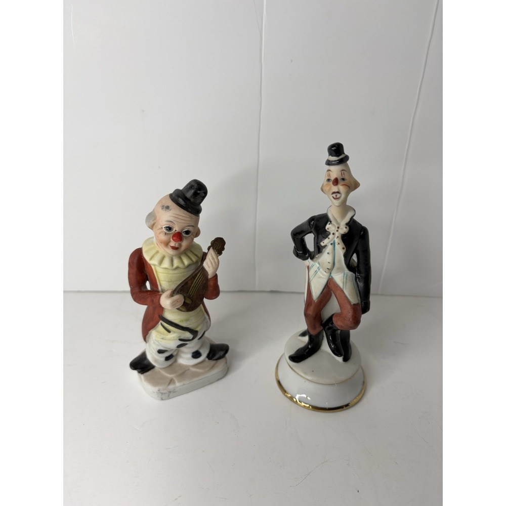 Lot of 2‎ Vintage Clown Figures